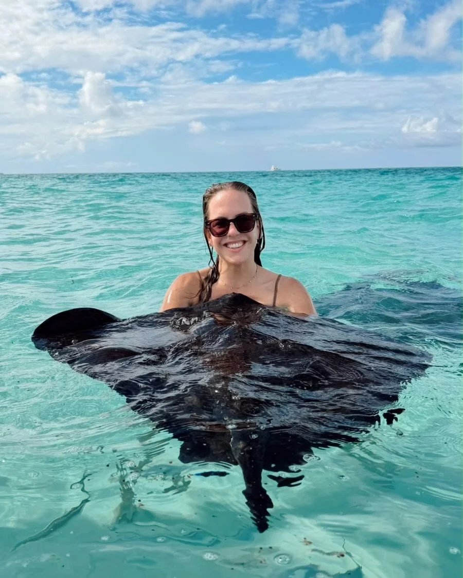 I had a charming holiday romance with Stumpy the stingray at Stingray City on Grand Cayman. 😘💙🩵🫶

I didn&rsquo;t expect to adore the experience as much as I did, but there was something rather special about sharing the water with these stunning c