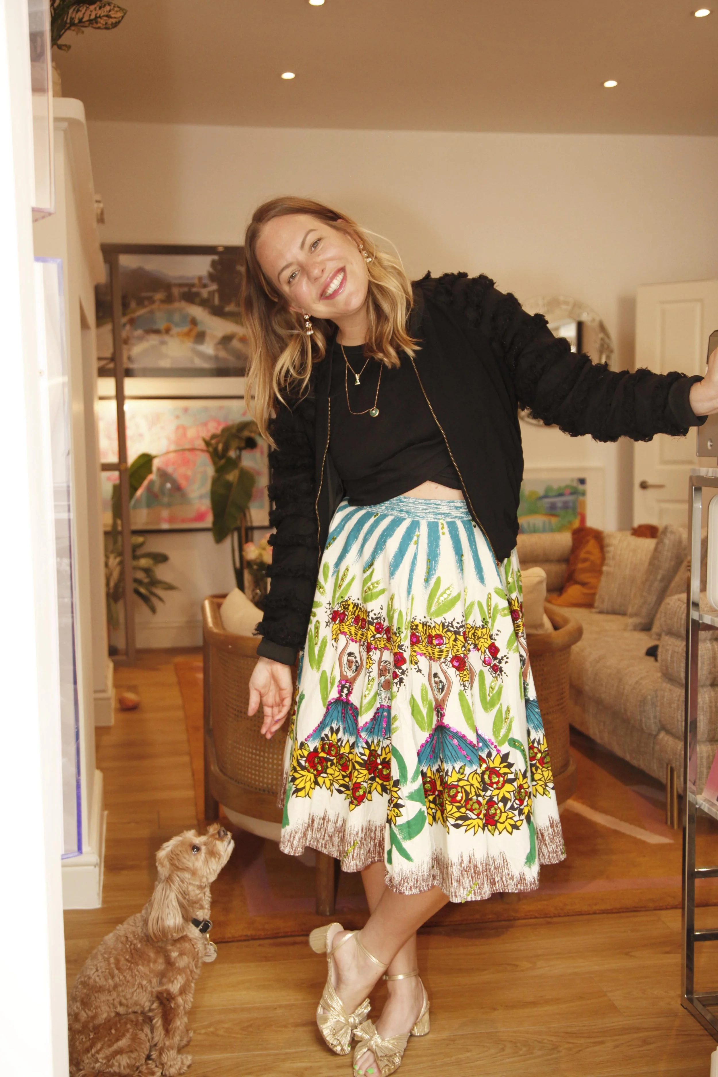 Jen Kaarlo in Her Apartment in Marylebone, London