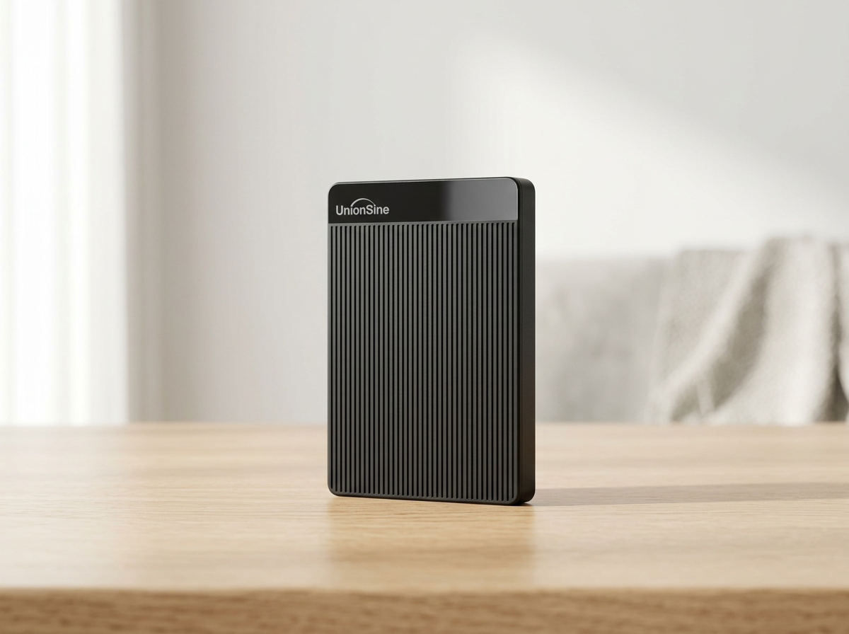 UnionSine 500GB Ultra Slim Portable External Hard Drive HDD-USB 3.0