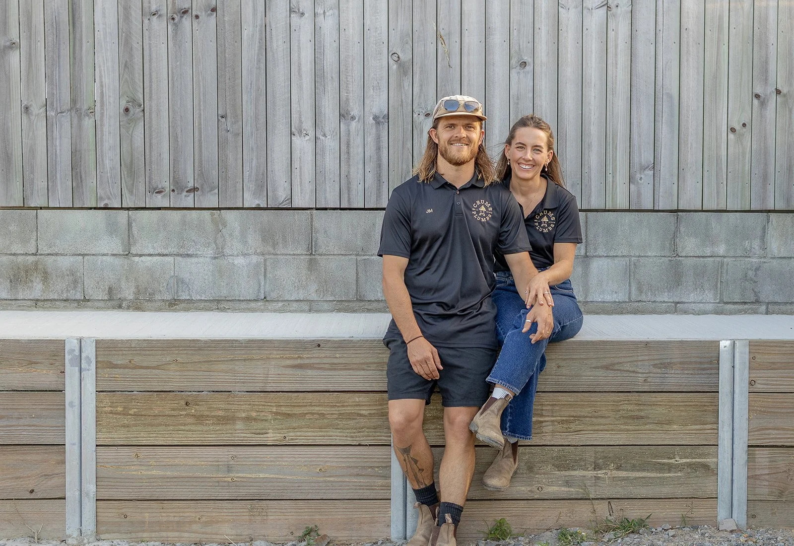 Jim and Jodie Crum, the husband-and-wife team behind Crums Plumbs.