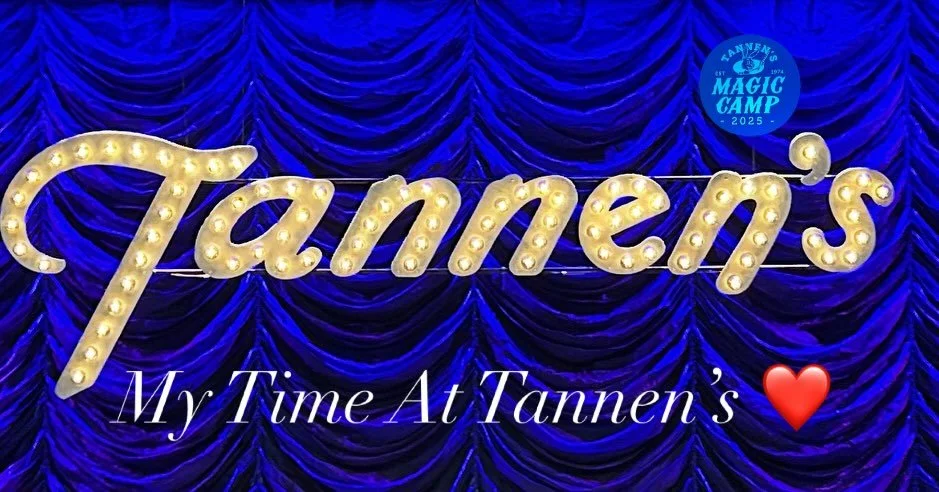 I had such an incredible time this week at Tannen&rsquo;s Magic Camp for my first year! I had so much fun performing in the competition this year and I earned such invaluable feedback. Thank you so much to @tannensmagic and everyone there who made th