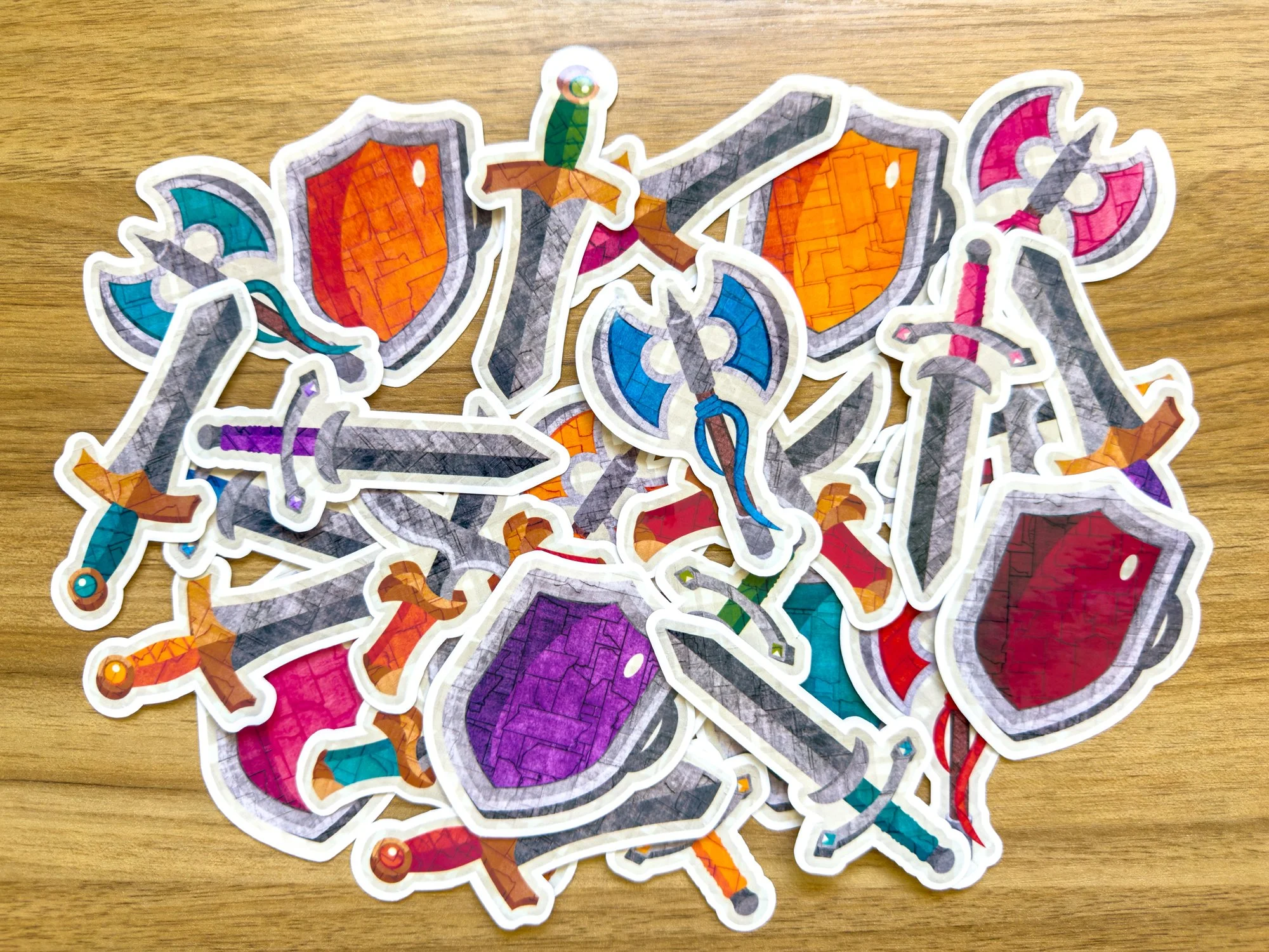 Warrior Sticker Mystery Pack