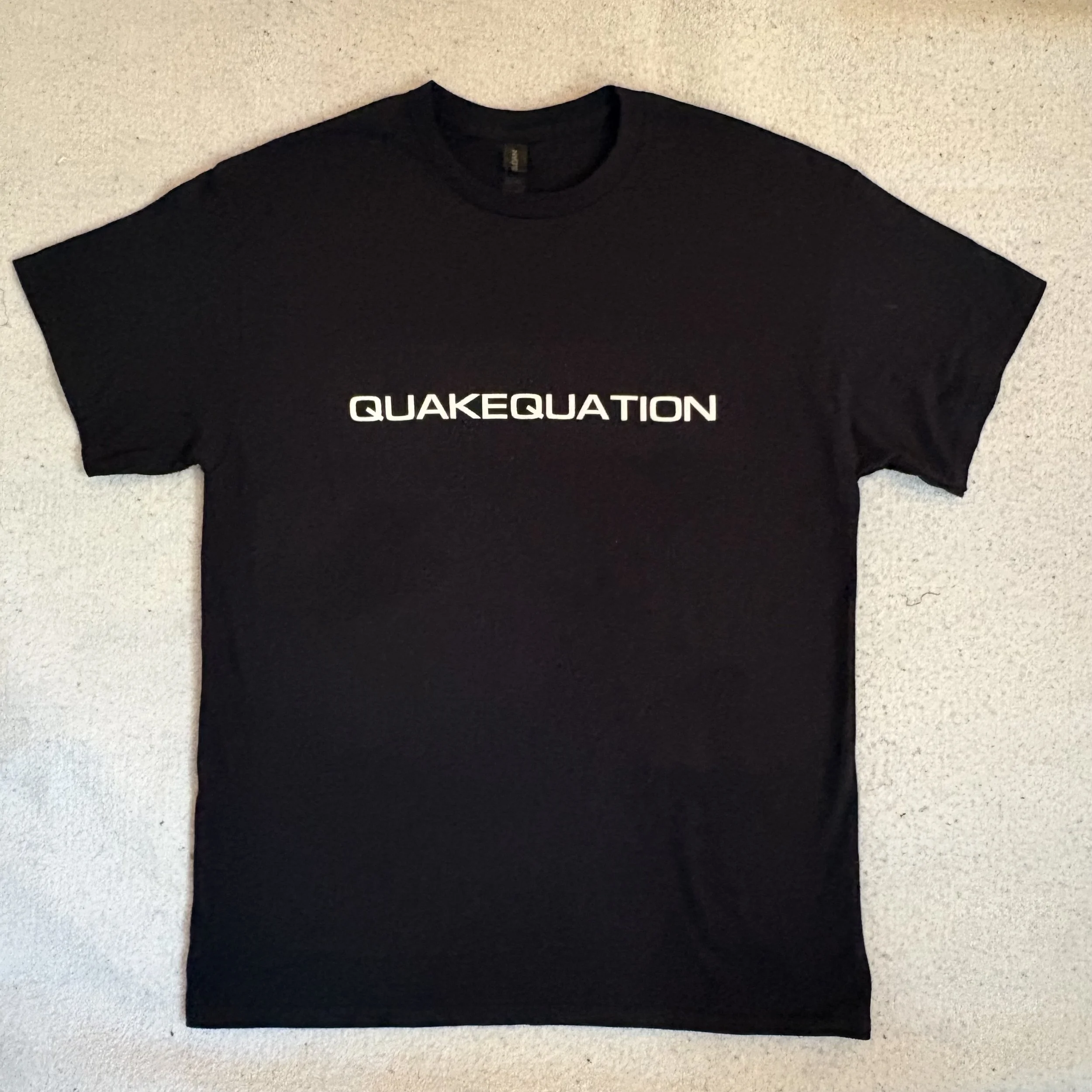 QUAKEQUATION T-SHIRT (Single Text)
