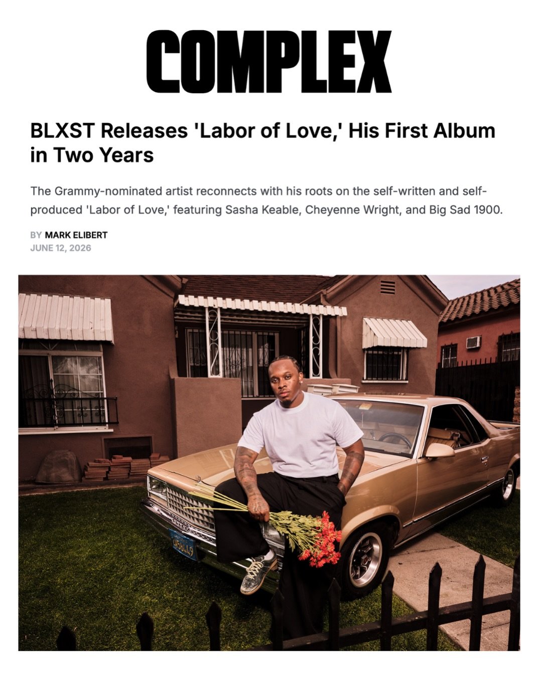 Press highlights from BLXST&rsquo;s latest album, Labor of Love 💌
