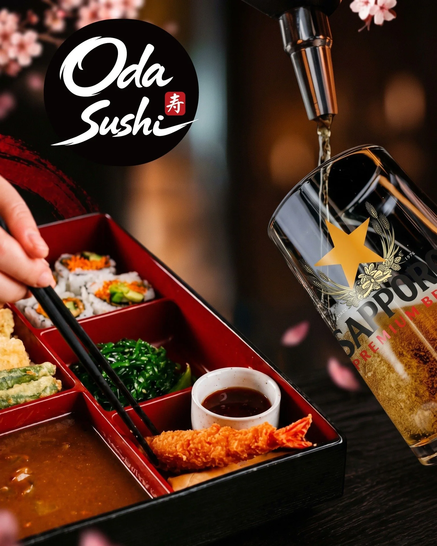 Exciting News! Alcohol Service Is Coming to Oda Sushi! 🍷

From refreshing draft beer and delicious wines to perfectly mixed highballs, there's even more to enjoy at Oda Sushi!

Pair your favourite drinks with our freshly prepared sushi, sashimi and 