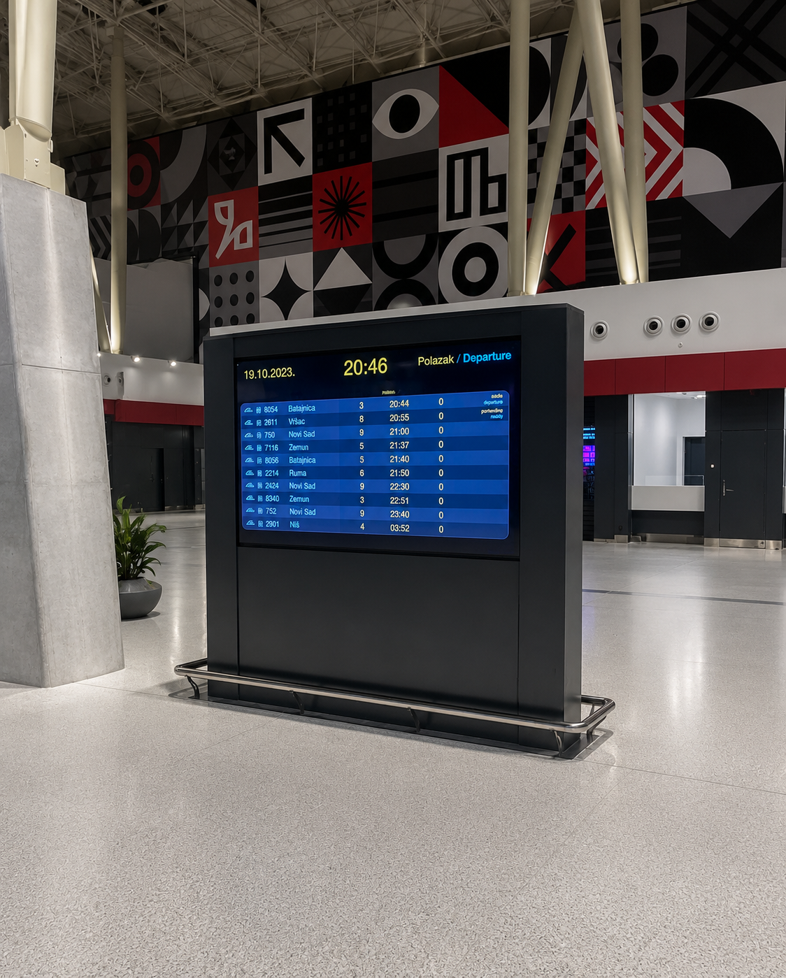 Svetleći reklamni totem za spoljašnju upotrebu
Samostojeći reklamni totem izrađen po meri
Reklamni totem sa LED ekranom
Digitalni totem sa integrisanim displejom
Informativni totem za poslovni objekat
Svetleći totem sa 3D logotipom