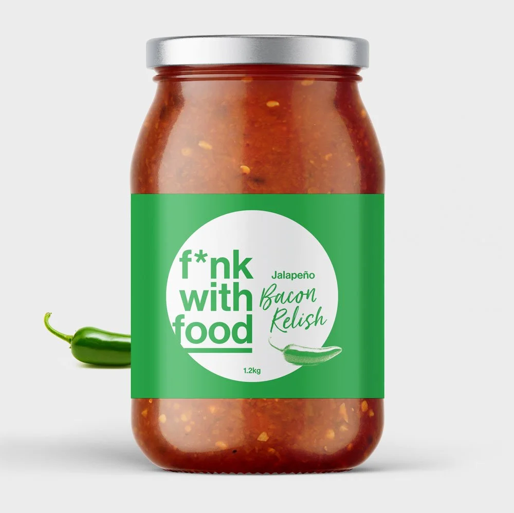 Funk with Food Jalapeño Bacon Relish jar 1.2kg