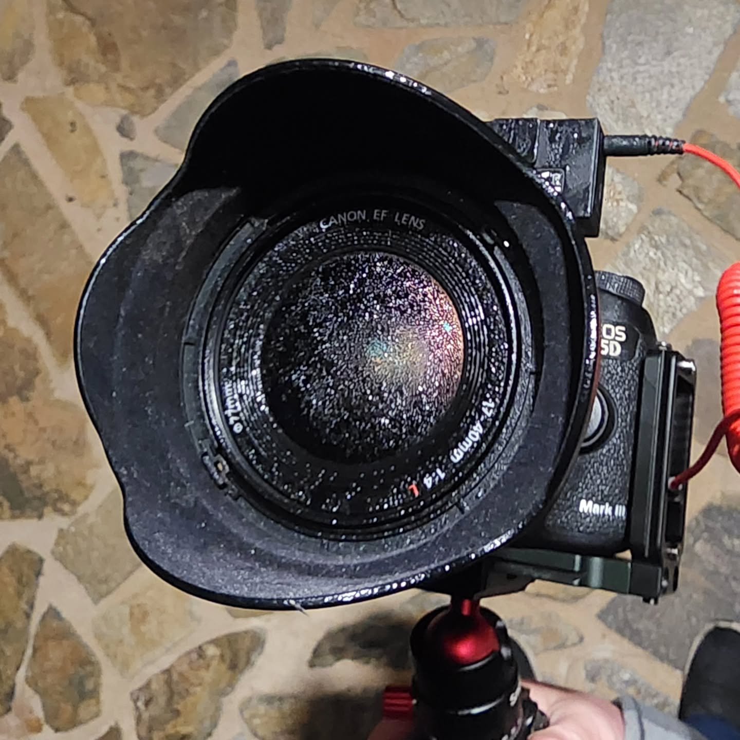 The end of my Star time-lapse was ruined but oh well was still an amazing night. #canon5dmarkiii #lrtimelapse #stars