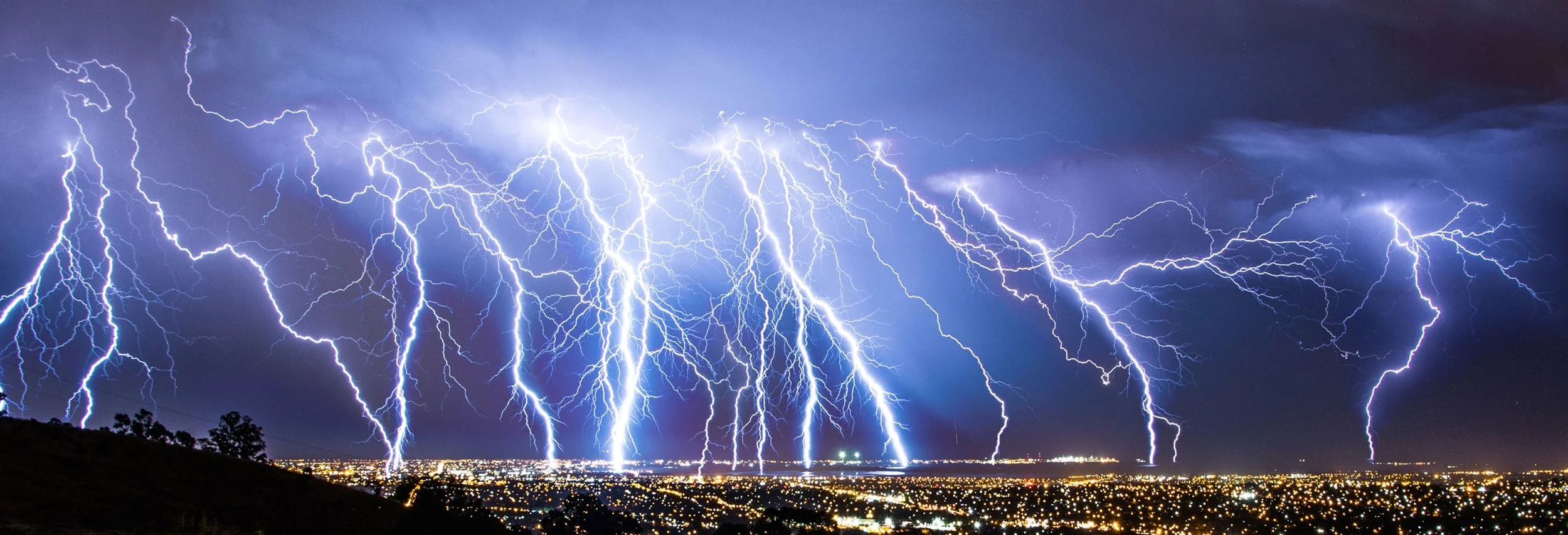 Lightning Over Adelaide