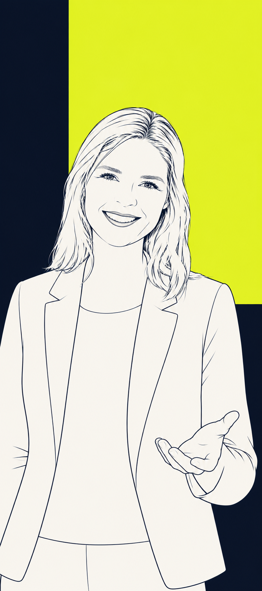 Illustriertes Porträt von Carola Birk aus dem JITRO-Beraterteam.