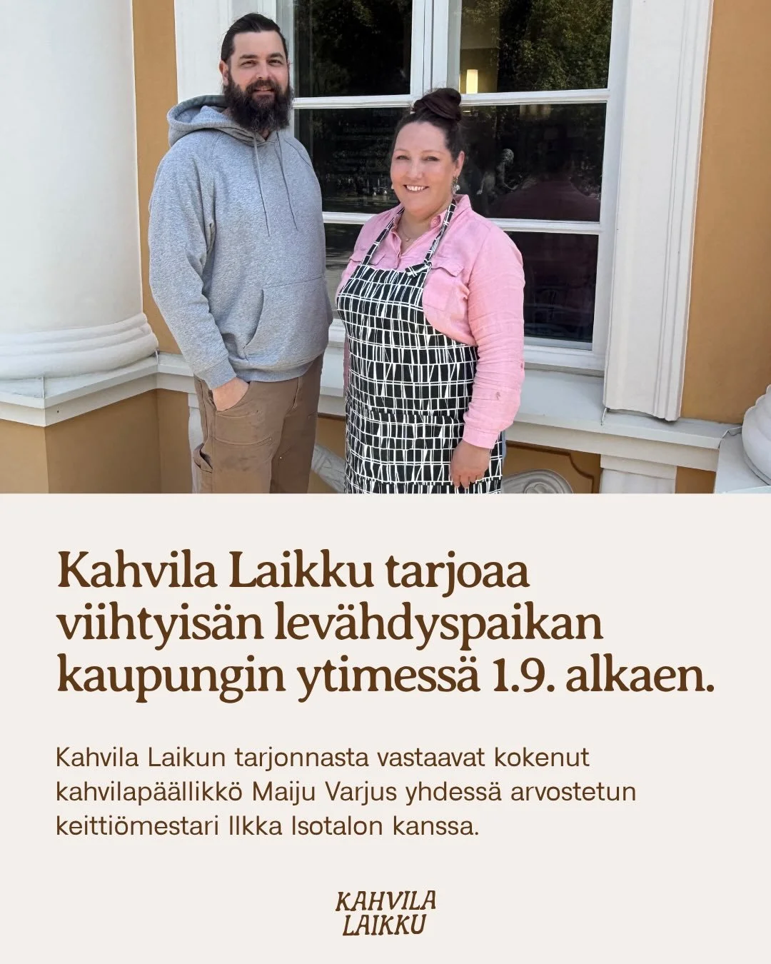 Kahvila Laikku tarjoaa viihtyis&auml;n ty&ouml;skentely- ja lev&auml;hdyspaikan kaupungin ytimess&auml; 1.9. alkaen!

Tampereen G Livelabin ja Nekalan kulttuurikeskus Nekalabin operaattorina tunnettu Livelaboratorio Tampere Oy avaa uuden kahvilan Tam