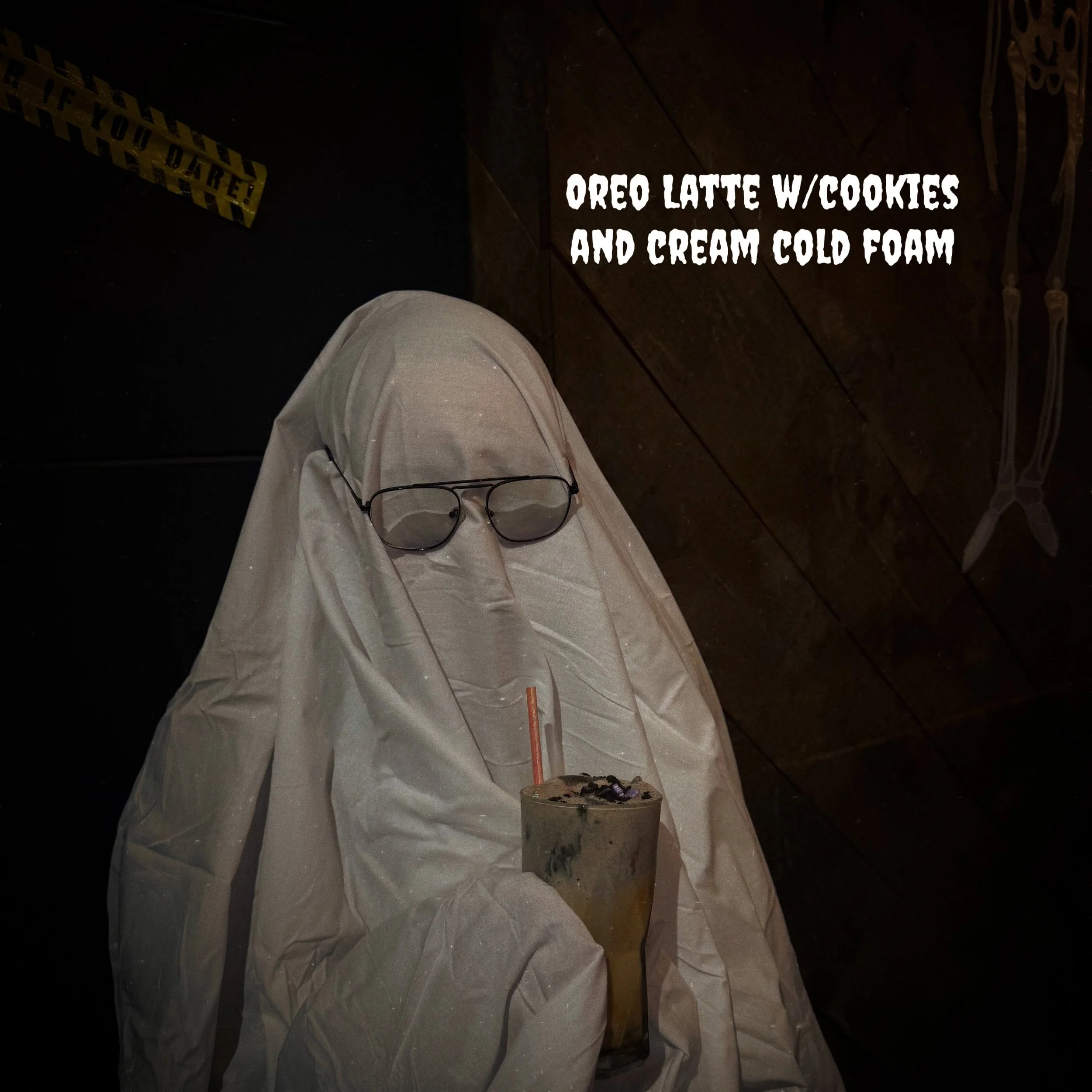 👻 Trick or treat&hellip; give us something sweet! 🖤🤍🍪 Meet your new spooky obsession: our Oreo latte topped with a mountain of dreamy cookies &amp; cream cold foam! Only at The Dispensary!