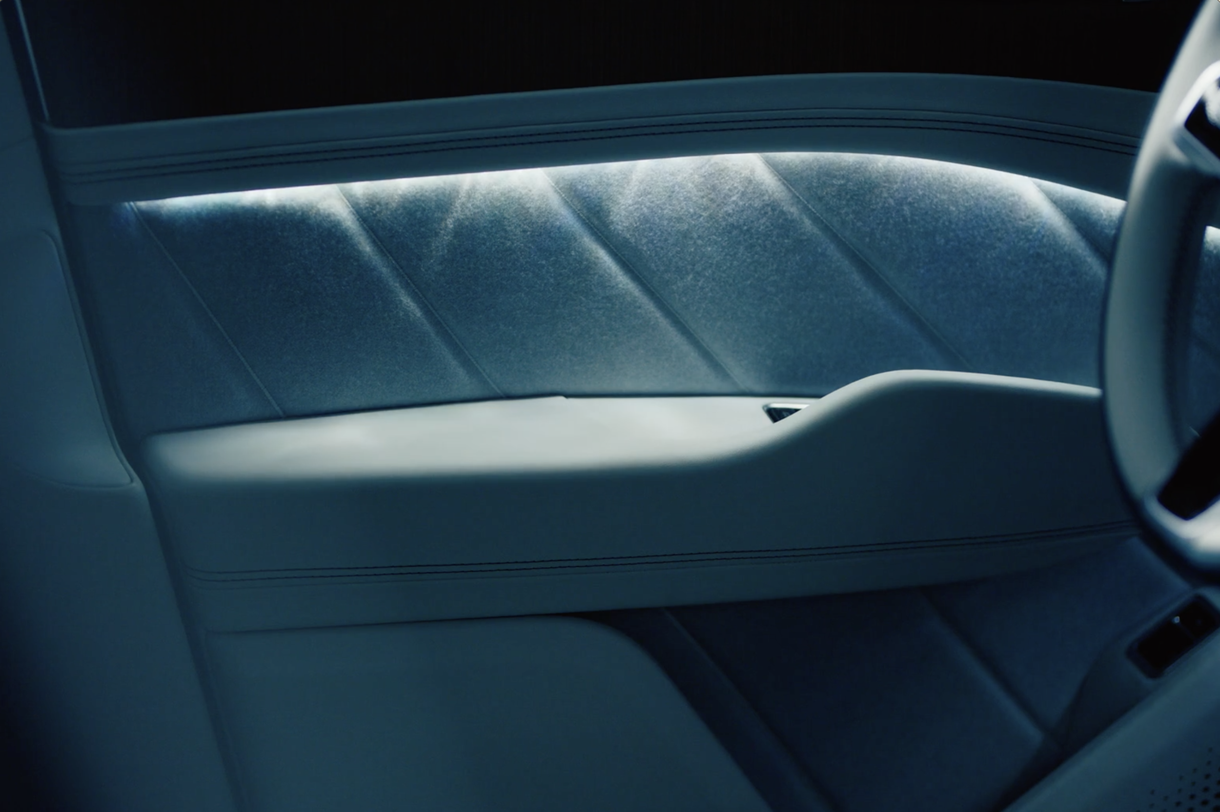 Close up of the Bentley Torcal Dashboard and interior trim.