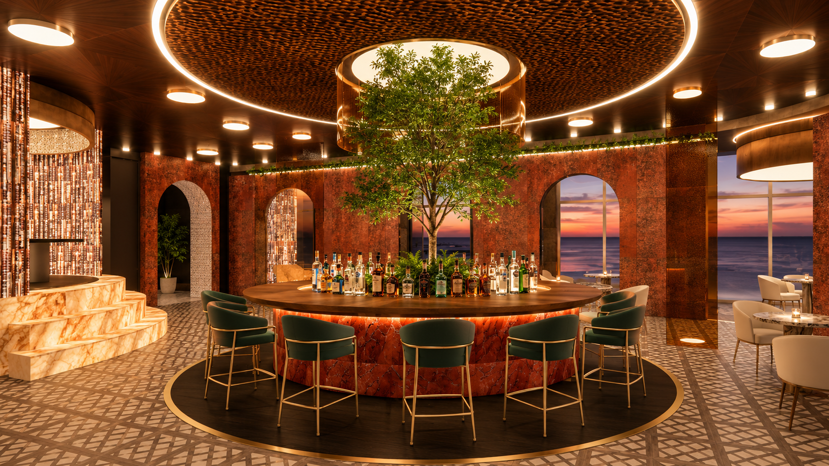 Feature Bar at LUMAA - The Prime Dining Experience at Six Senses, Oaxaca