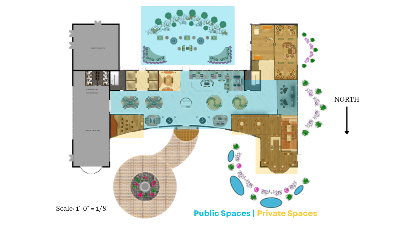Floor Plan- Spatially Zoned