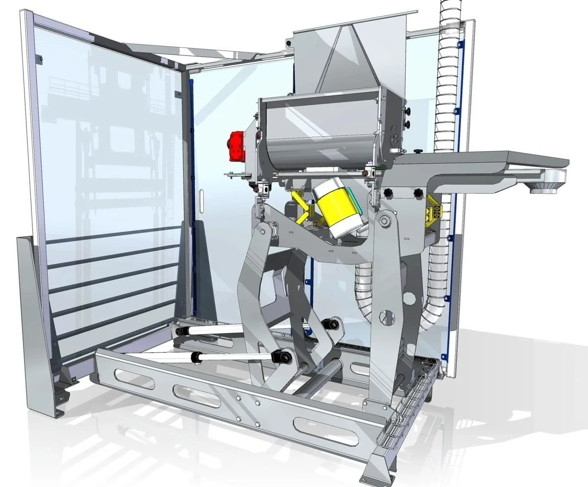 3D CAD | Blending unit. Concept model for a product blending unit.