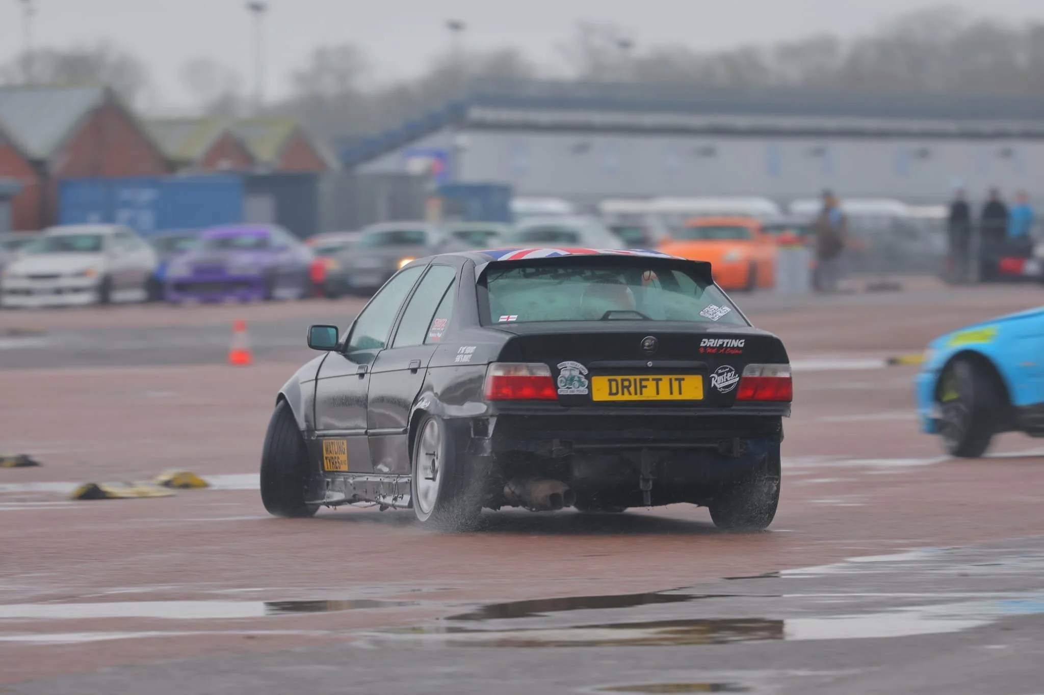 BMW e36 drift car available to hire from clip point hire 