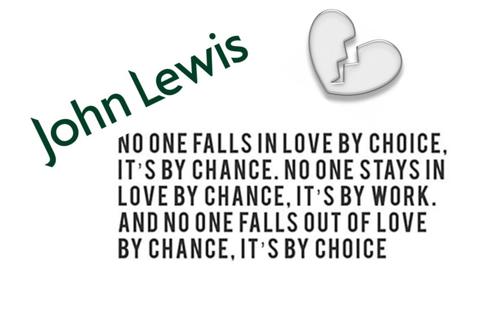 Falling out of love with John Lewis - even the best find it tough to deliver consistently good customer experiences