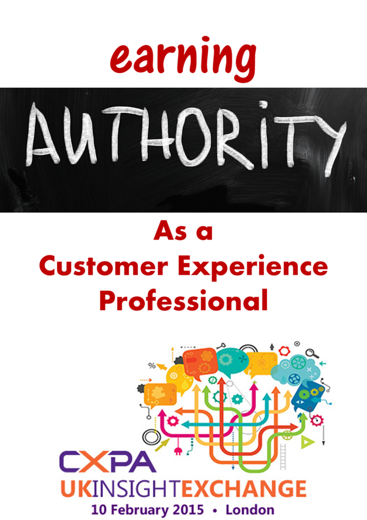 Earning authority as a Customer Experience Professional - the importance of professional development