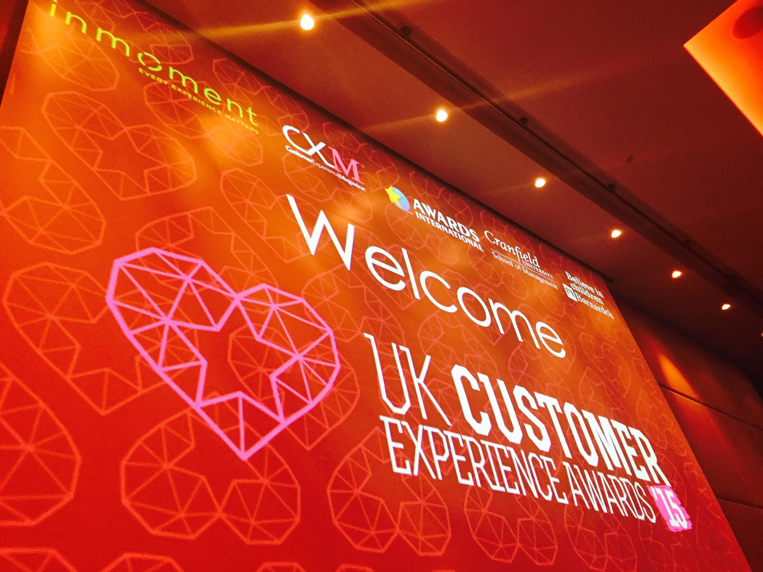 I'm like parsley - I get everywhere!' - Stories that amazed and inspired me at the 2015 UK Customer Experience Awards!