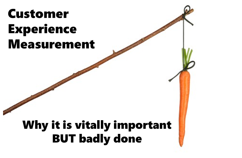 Customer Experience Measurement – Why it is Vitally Important BUT Badly Done!