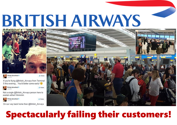 How to spectacularly fail your customers and damage your brand – by British Airways