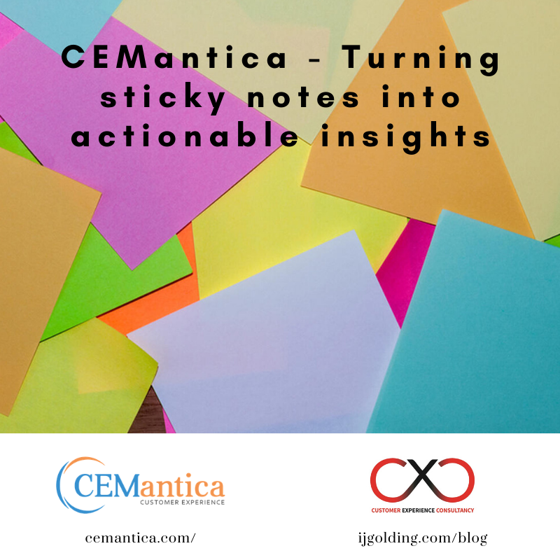 CEMantica - turning sticky notes into actionable insights