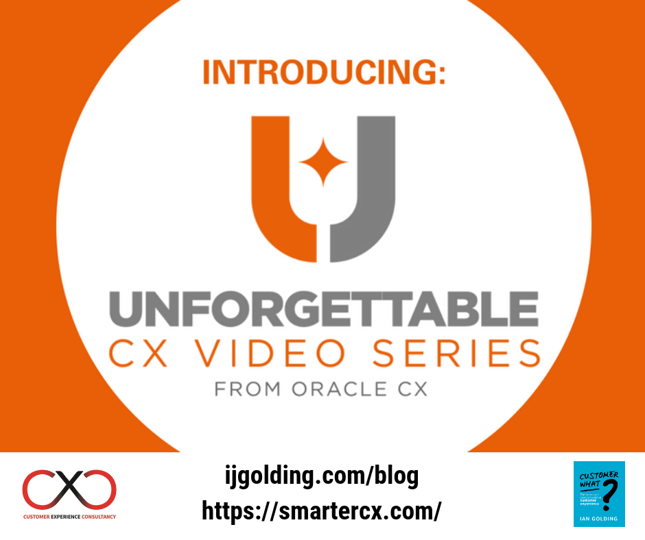 Introducing Unforgettable: a CX Video Series from Oracle Customer Experience