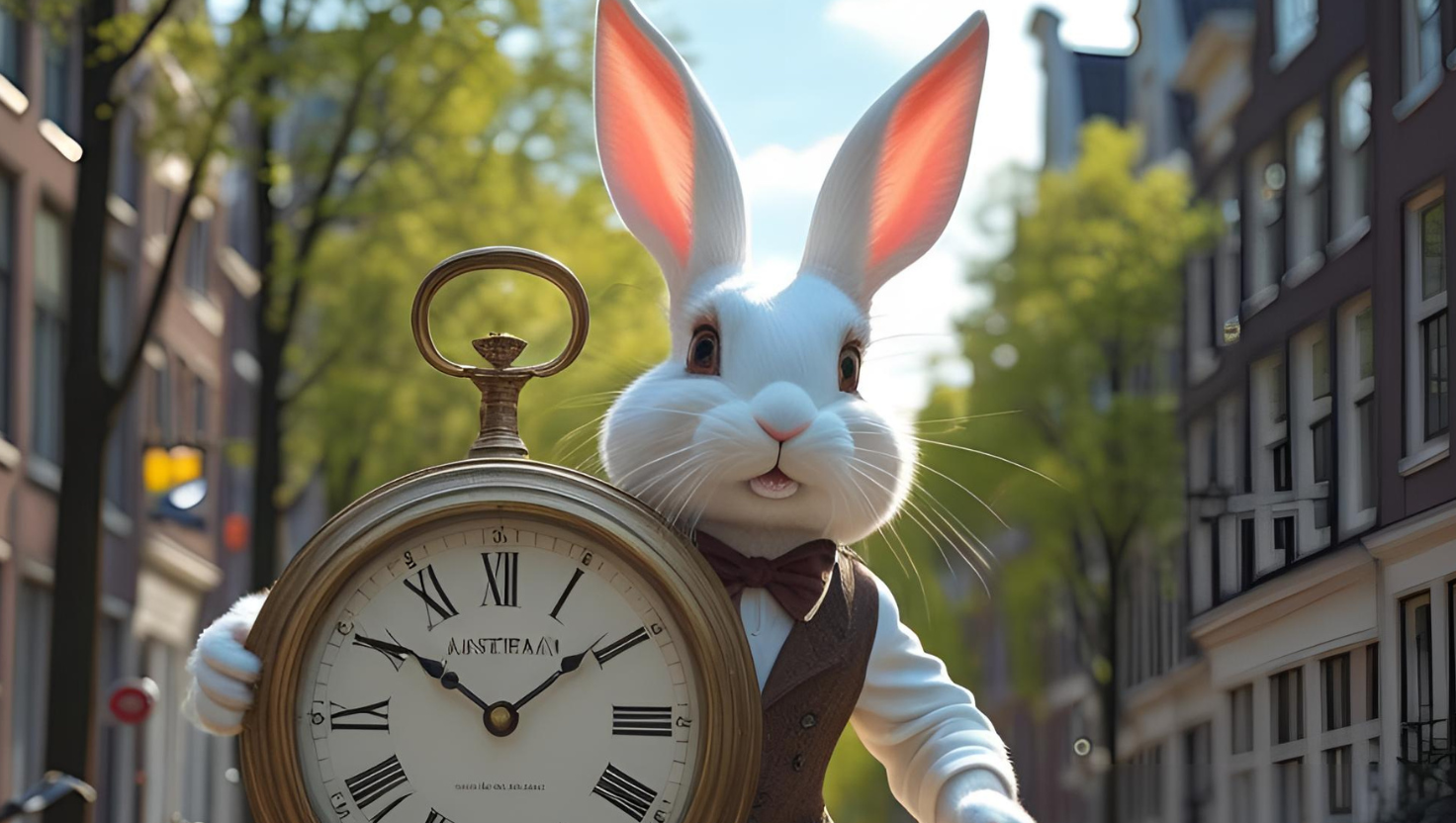 You’re not behind. You are using time wrong.