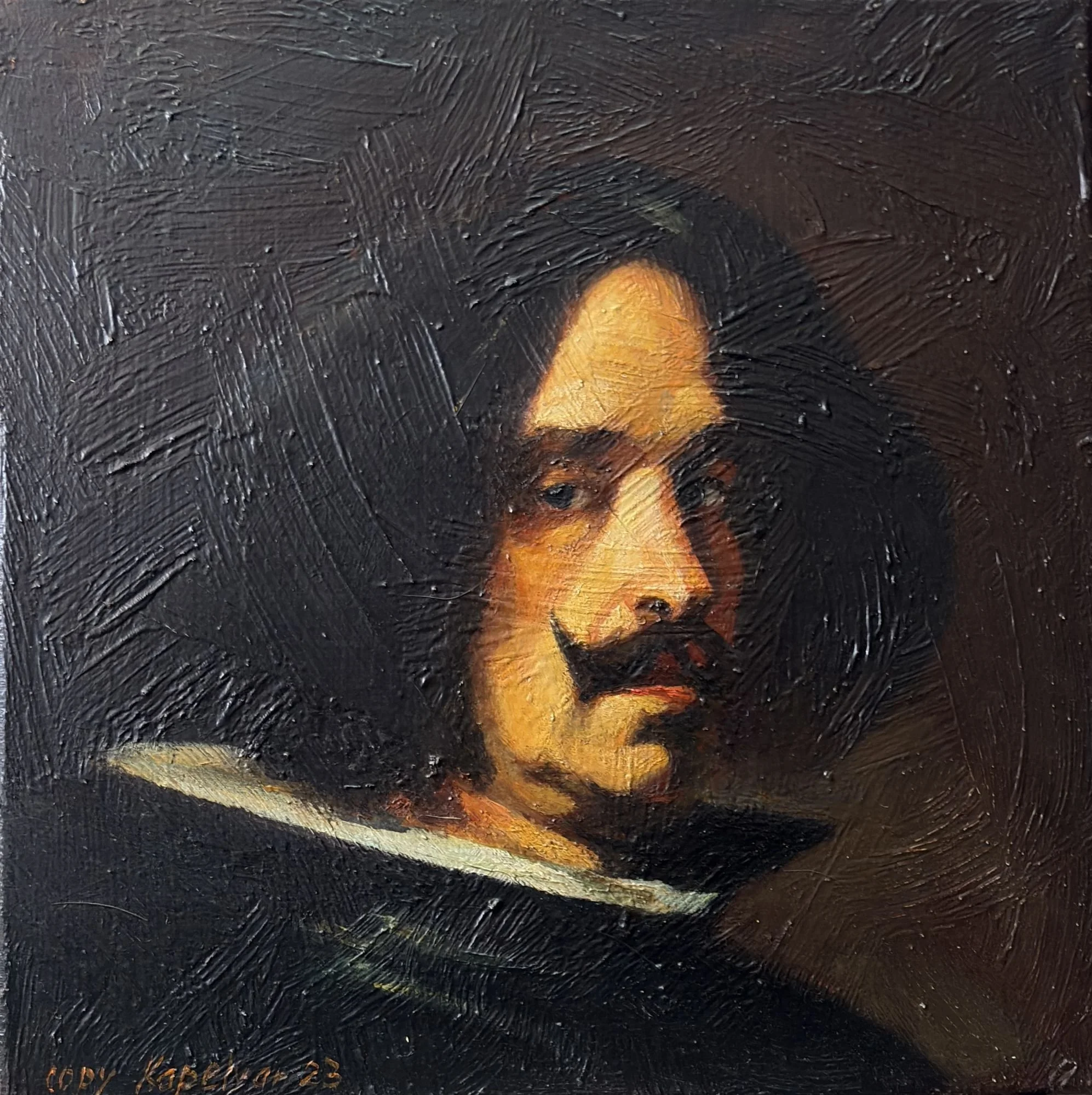 Self-Portrait (After Velázquez)