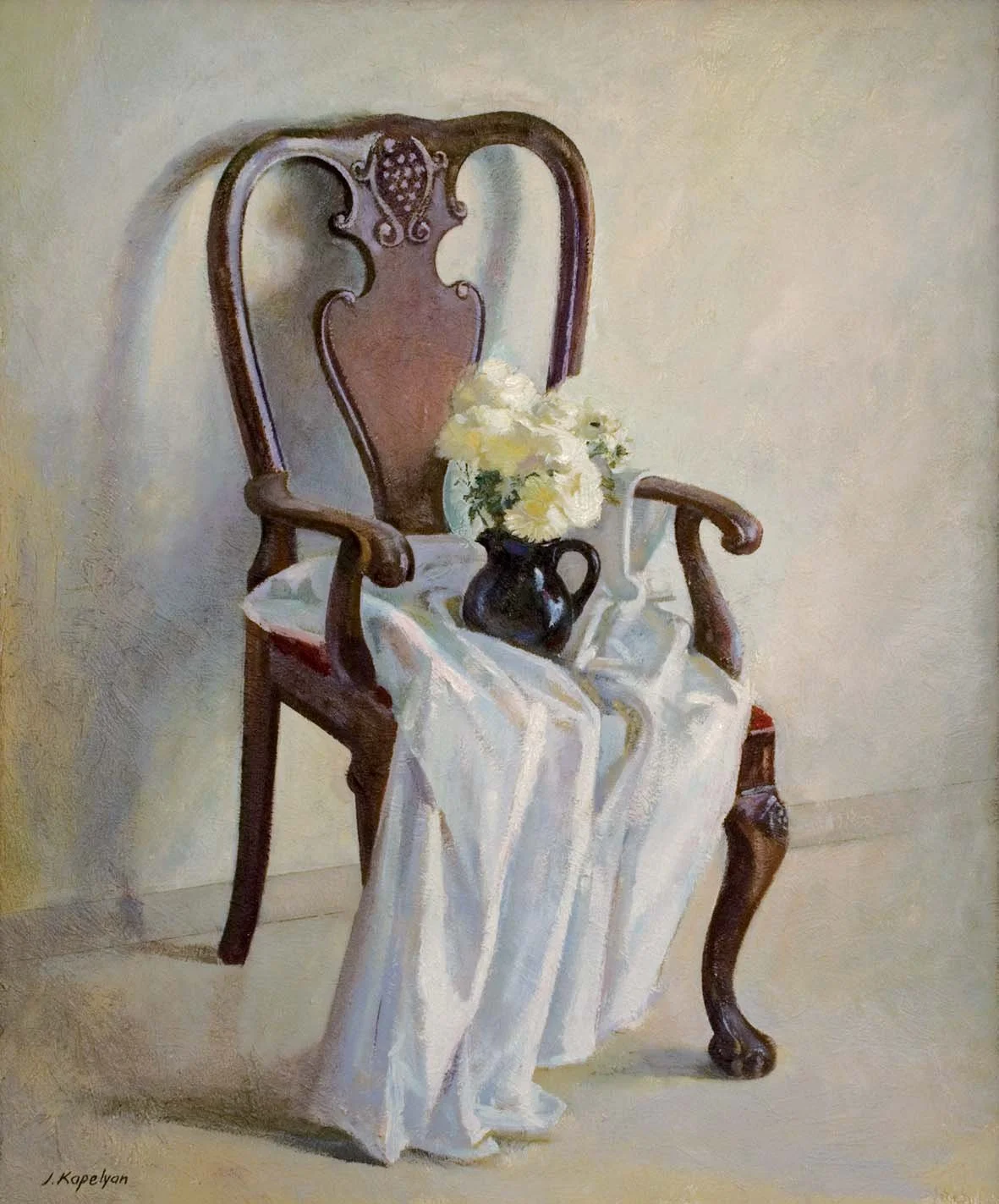 Armchair (1999) - Oil on canvas, 90 × 75 cm