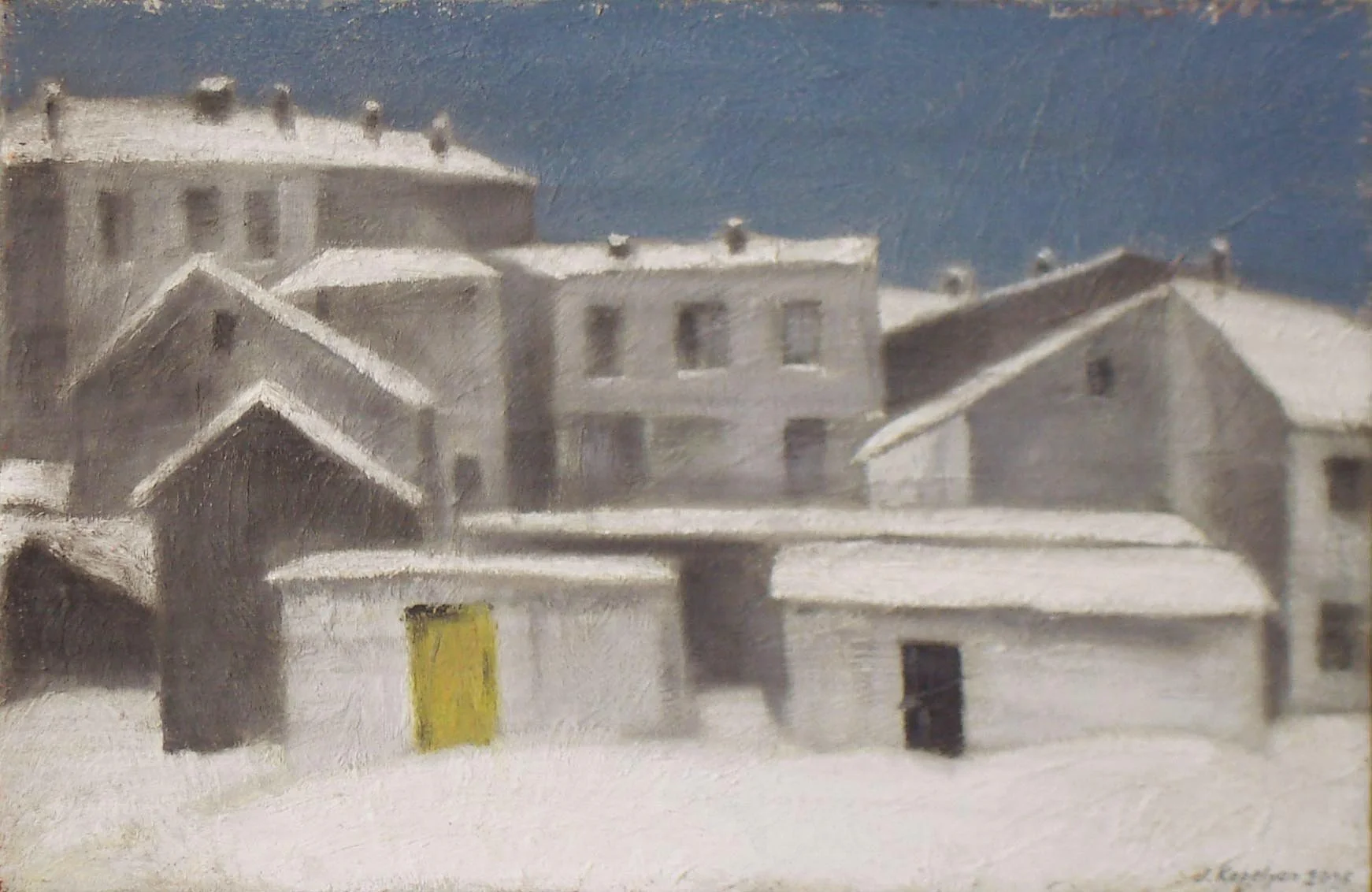 Vitebsk (2006) – Original Oil on Canvas Painting, 37x59 cm
