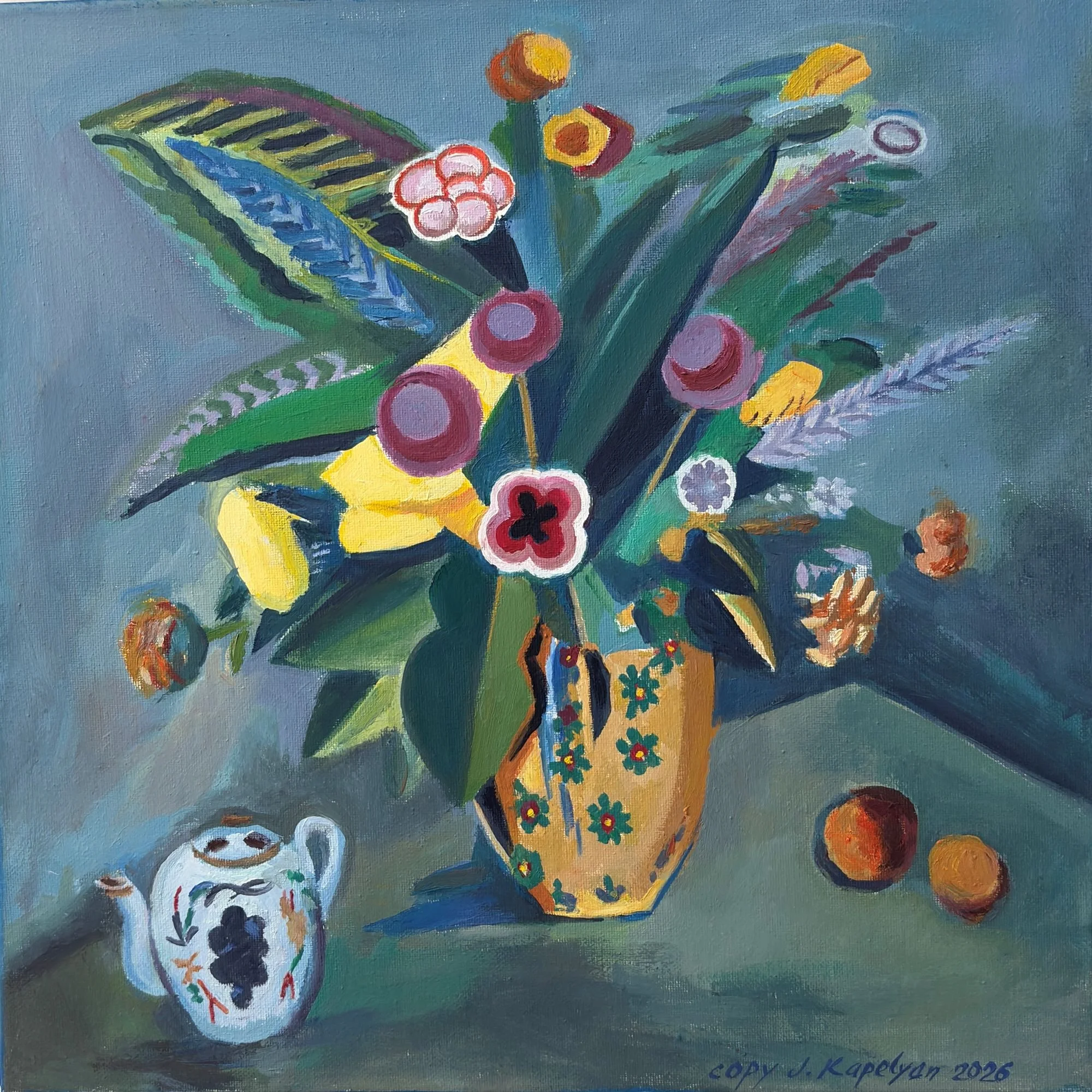 Flowers of the East (After Martiros Sarian)