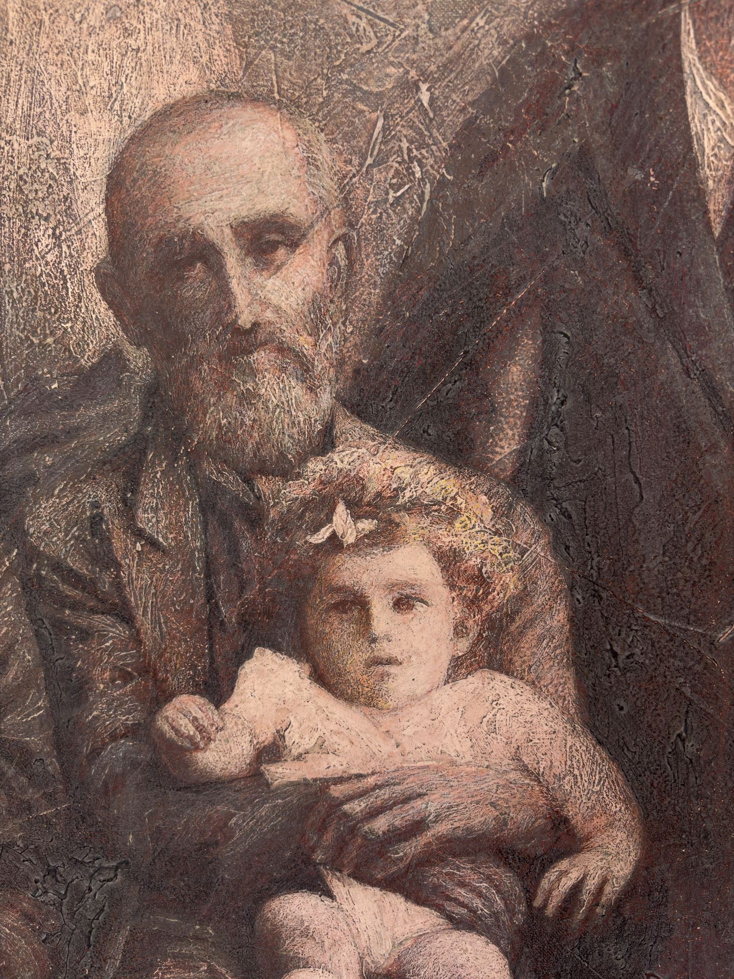 joseph-kapelyan-entire-family-acrylic-on-canvas-1988-detail1.JPG