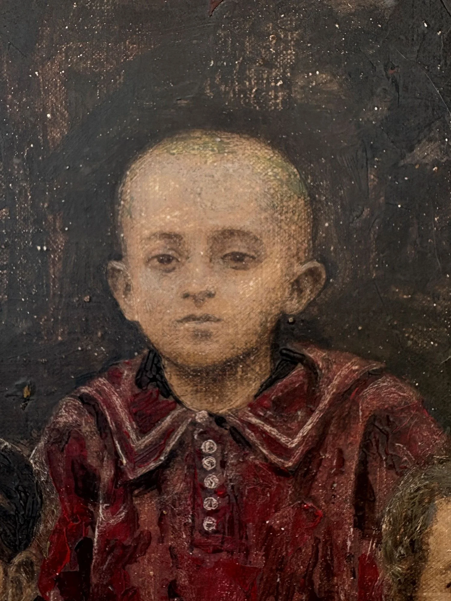 joseph-kapelyan-acrylic-painting-Polish-Family-fragment-girl.jpg
