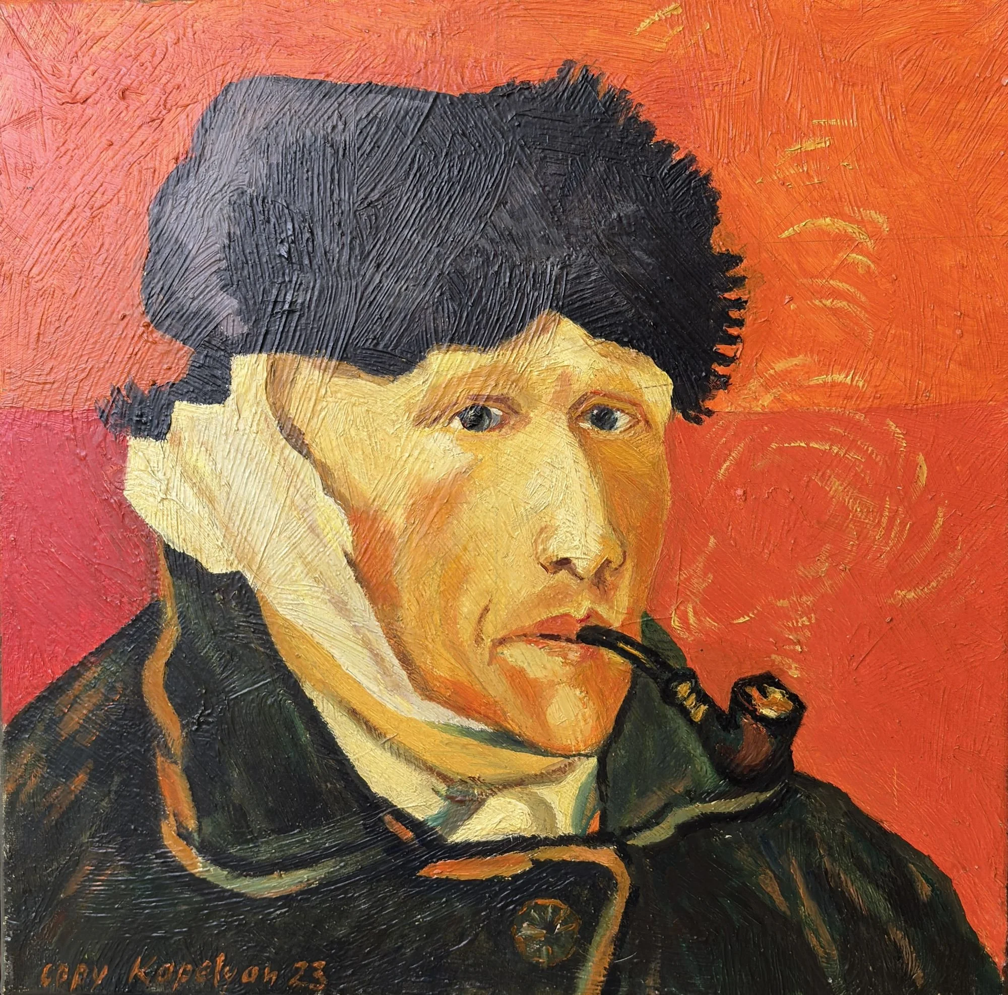 Self-Portrait (After Van Gogh)