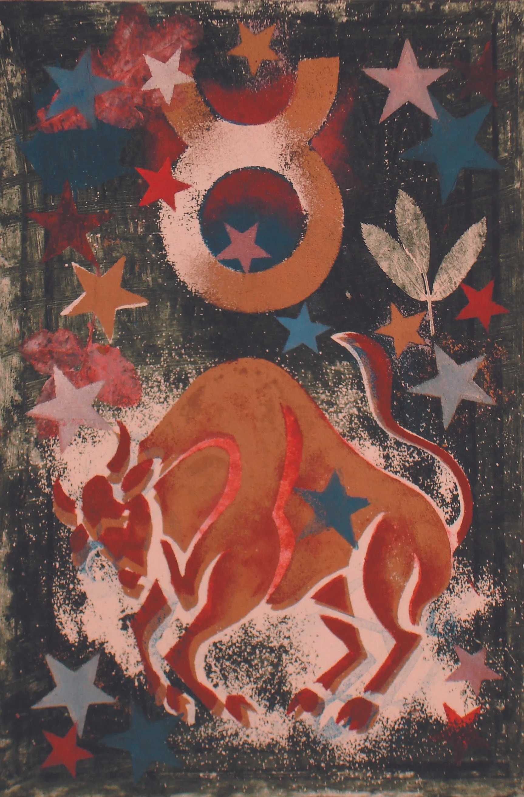 joseph-kapelyan-signs-of-the-zodiac-2-taurus-2009-mixed-media-on-paper-40x27cm.jpg