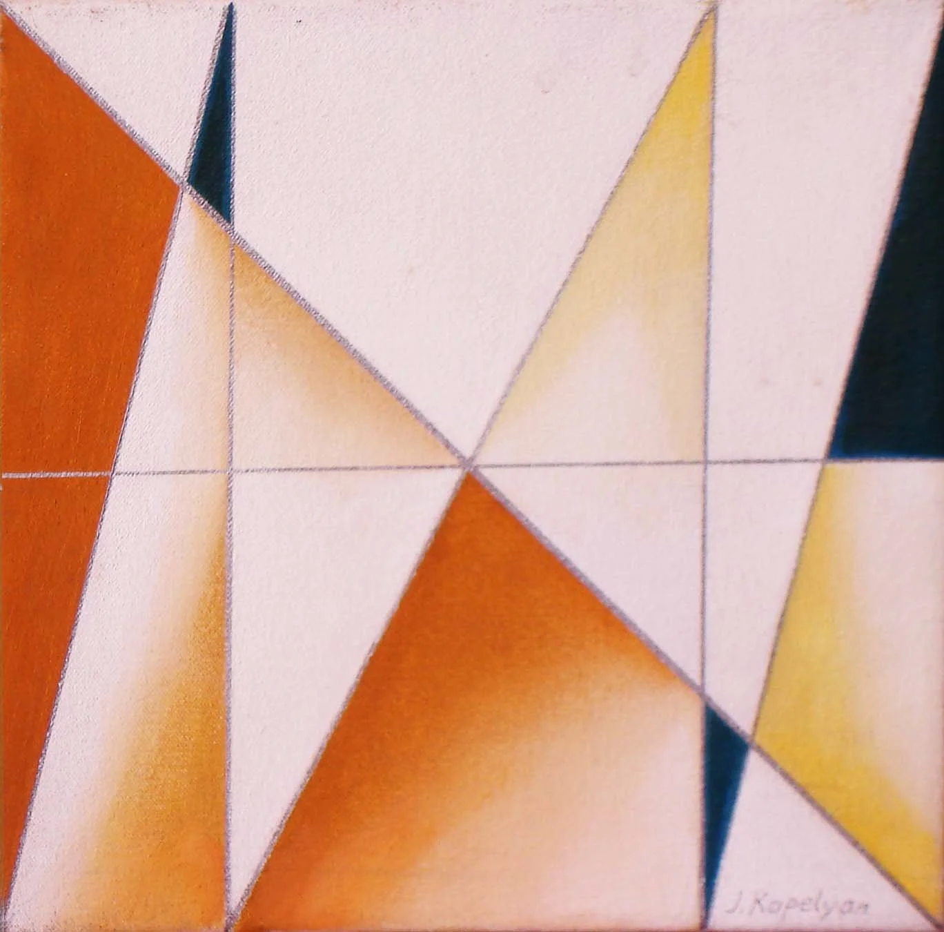 Esoteric Symbol 2, an artwork by Joseph Kapelyan, 1998. Dimensions: 27x27 cm.