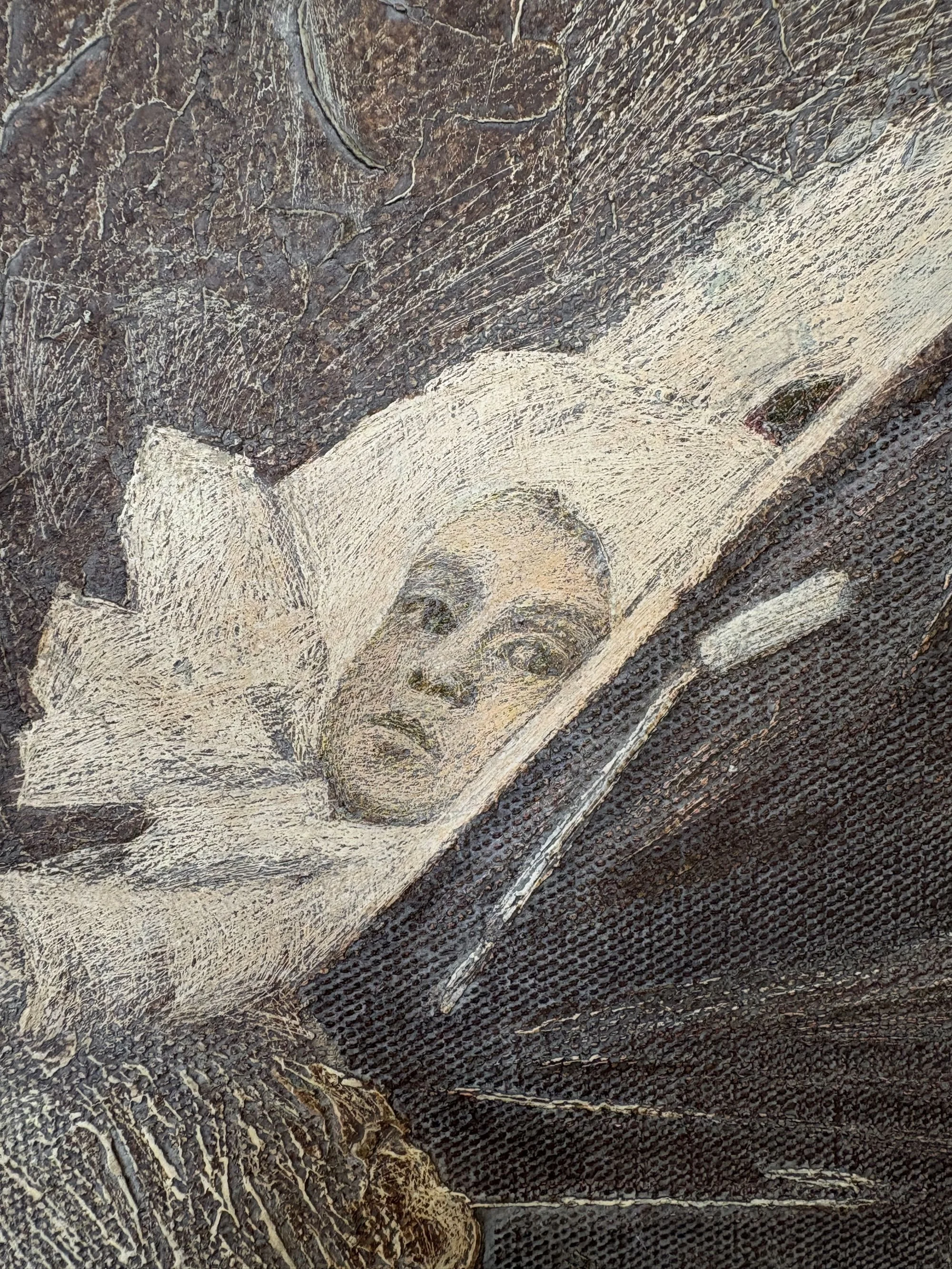 joseph-kapelyan-acrylic-painting-Babies-in-Twin-Perambulator-fragment.JPG