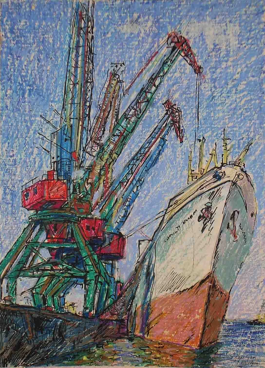 Baltic Sea (1974) - Pastel on paper, 28 × 38 cm and 38 × 28 cm