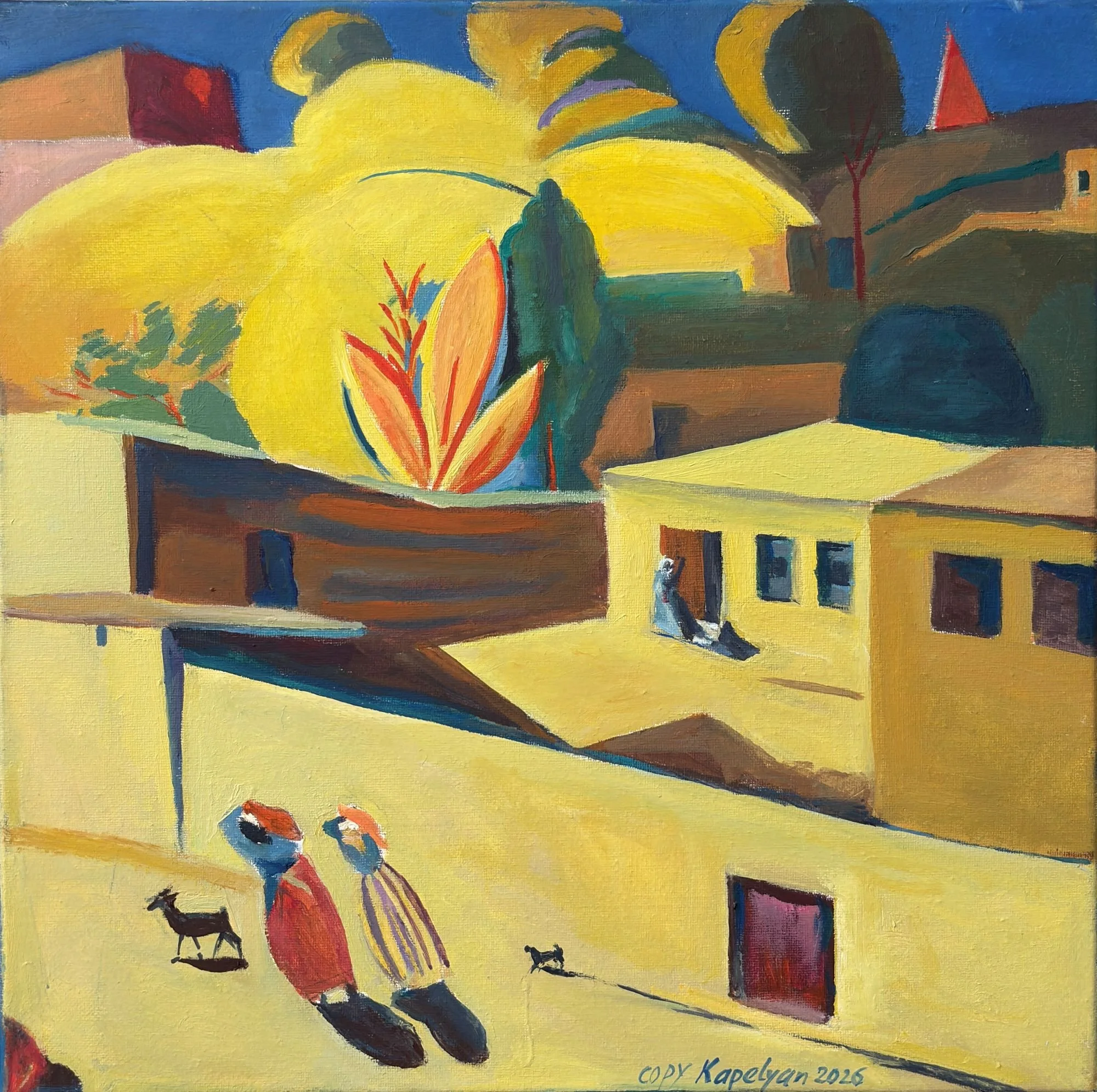 Yerevan, 1924 (After Martiros Sarian)