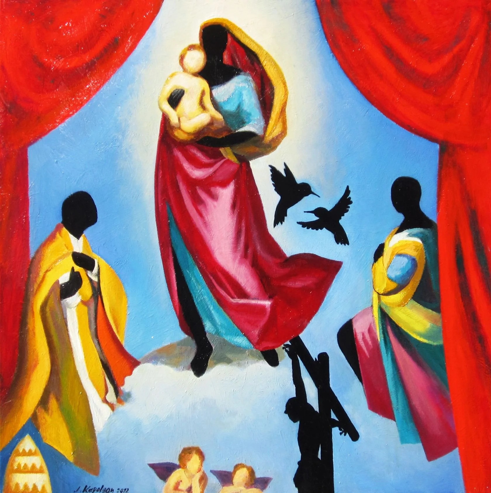 after-raphael_a-play-on-the-sistine-madonna_100x100_oil-on-canvas.jpg