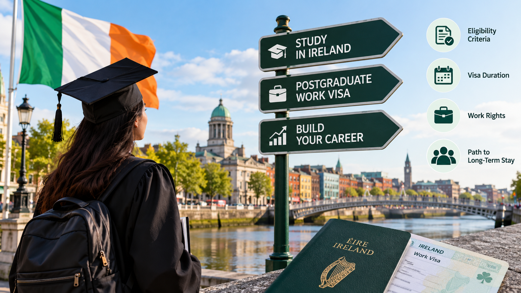 Stamp 1G: how long can you stay and work in Ireland after your degree?