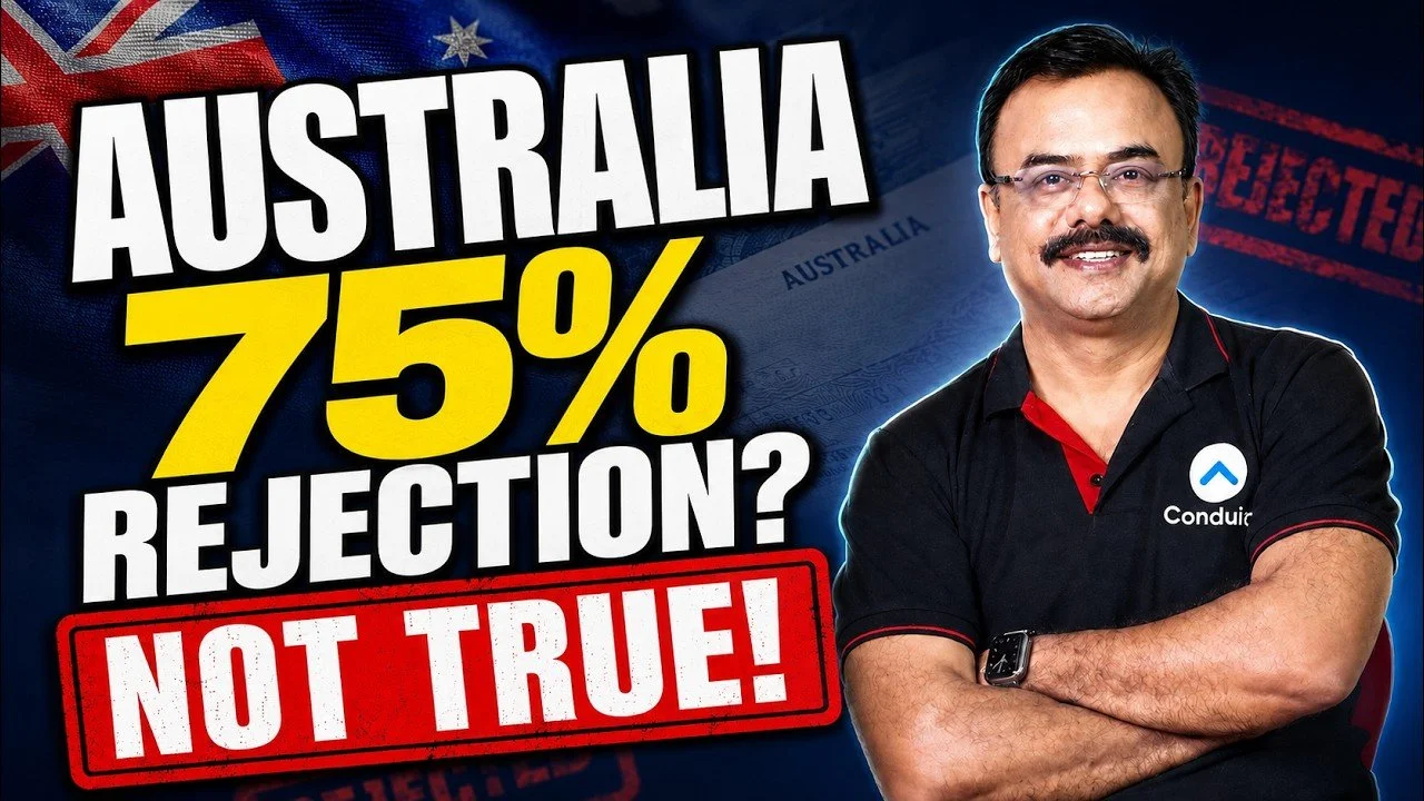 Is Australia rejecting 75% of Indian student visas?
