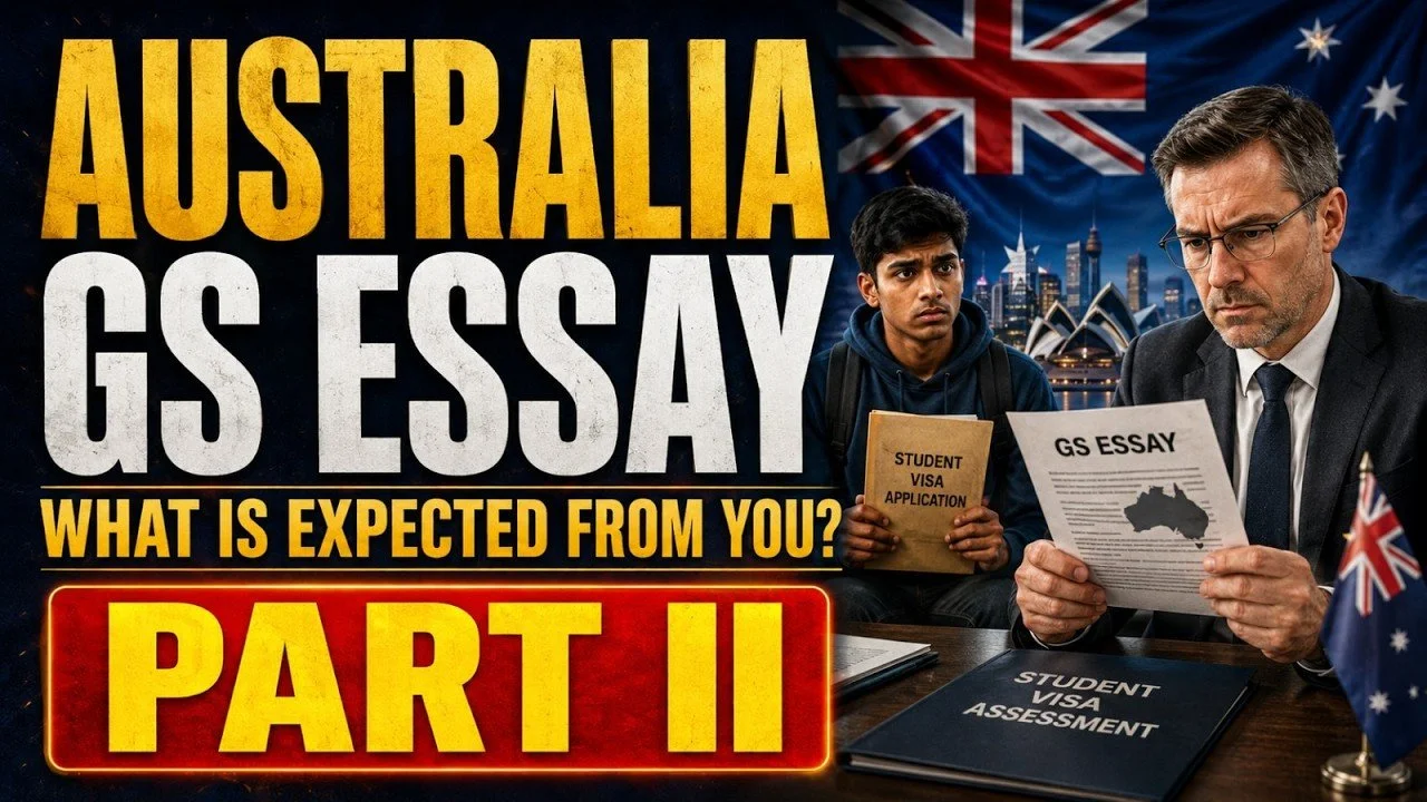 How do I answer Australia's Genuine Student (GS) questions?