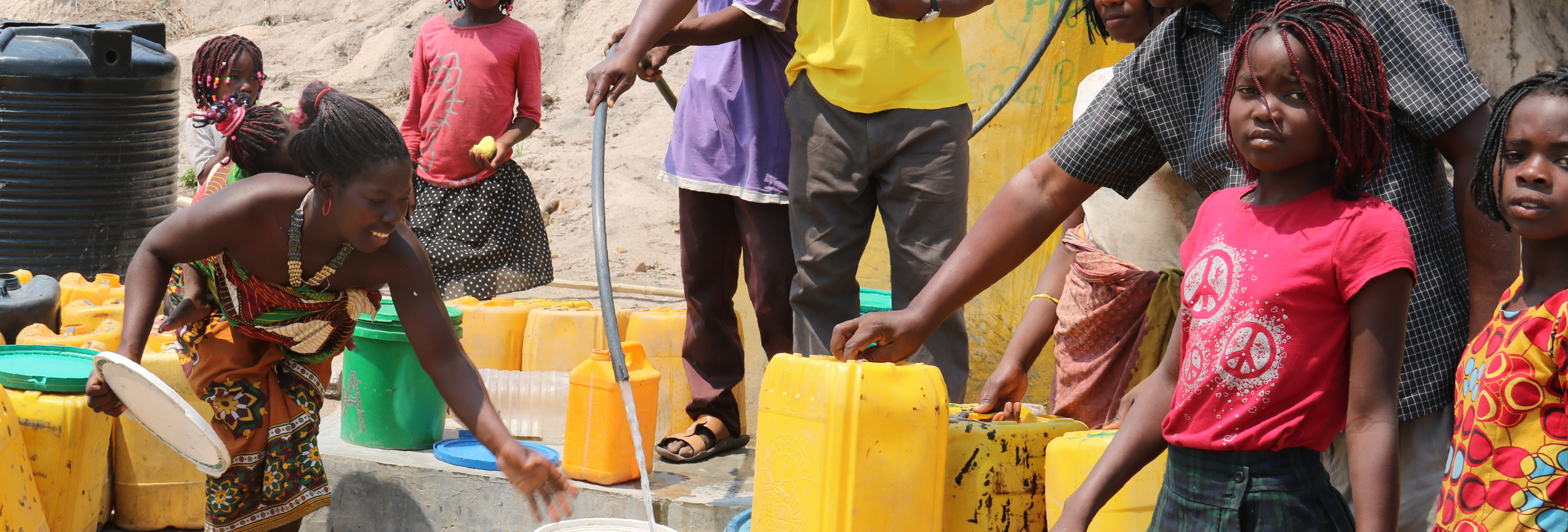 Hand Washing Stations in Mozambique