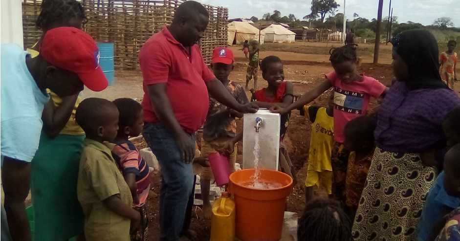 Solar Well Completed at Corrane Refugee Center in Northern Mozambique