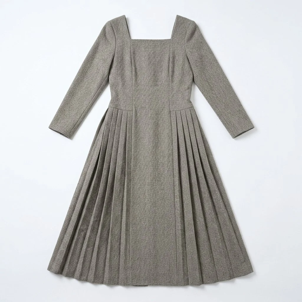Vestido tableado