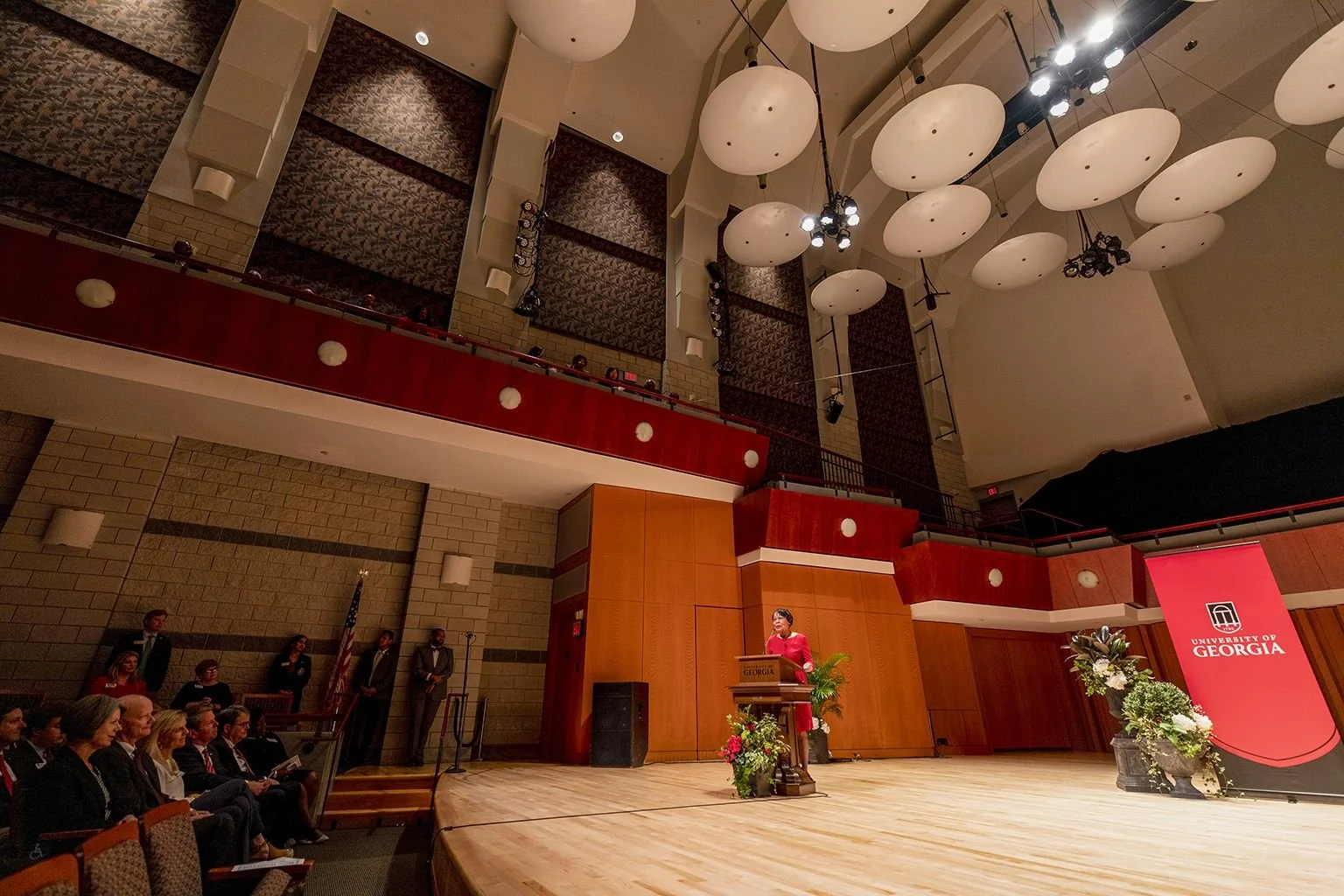 Mary Frances Early addresses the audience during the UGA College of Education naming ceremony and her namesake lecture.