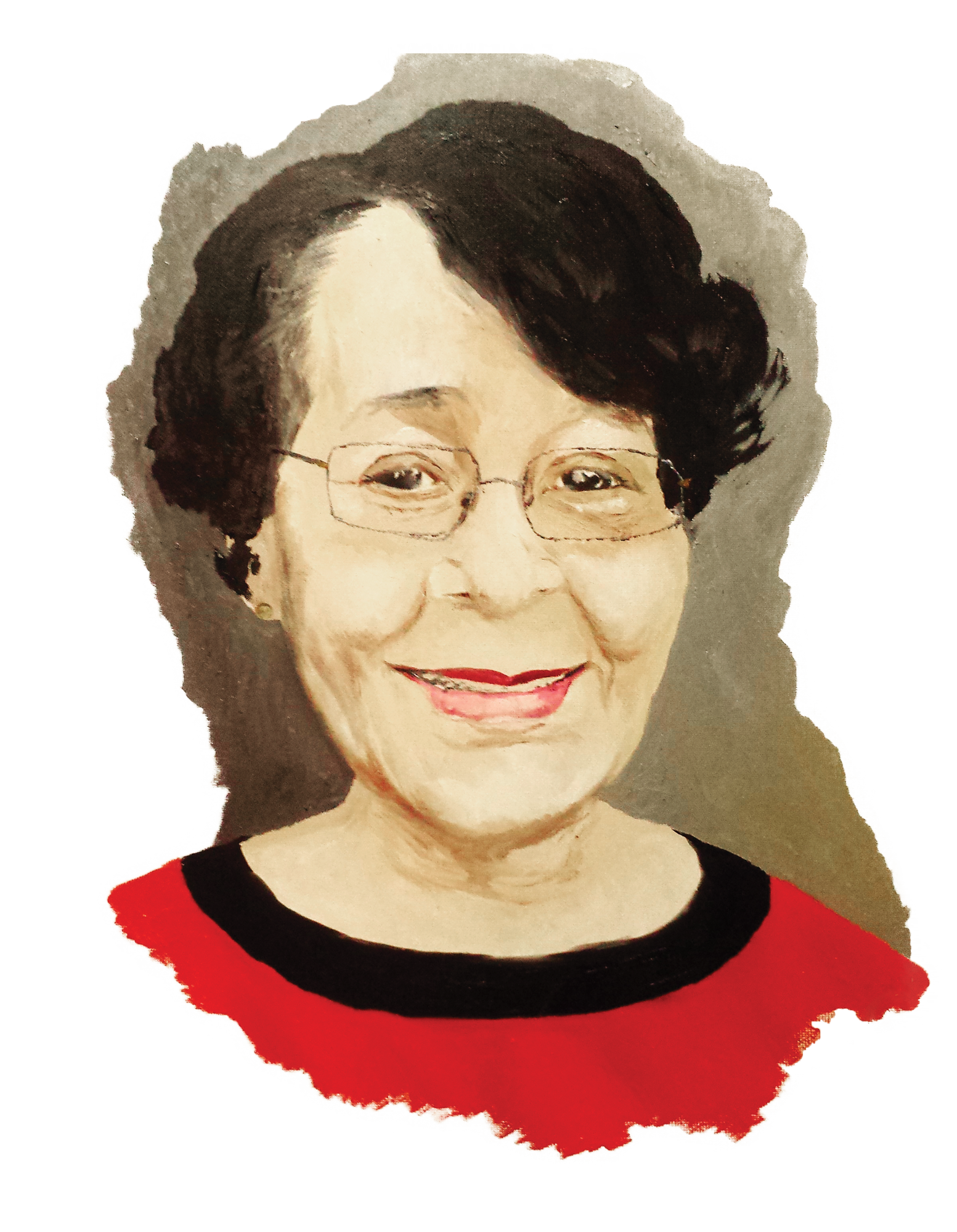 Painting of Mary Frances Early by Broderick Flanigan